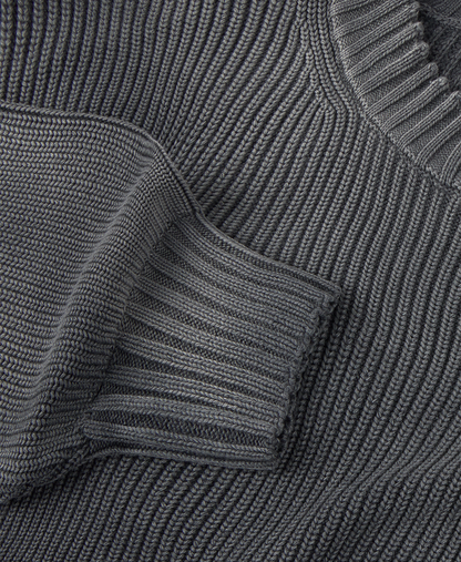 7 Gauge 'Vintage Black' Knit