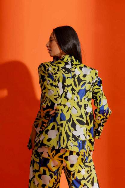 Chartreuse Sisca Blazer